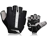 NICEWIN 6mm SBR Padded Motorcycle Mountain Biking Gloves for Men Women Youth, MTB Glove with Shock-Absorbing Pad, Breathable Mesh for Outdoor Sports Road Cycling