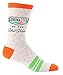 Blue Q Funny Men's Crew Socks, Ringmaster of the Show. Fit shoe size 7 to 12.
