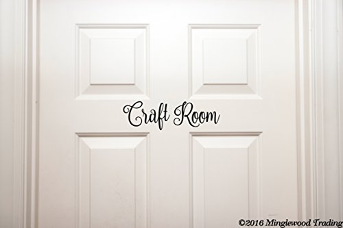CRAFT ROOM 12" x 3.5" Vinyl Decal Sticker - Art Sewing Painting - 20 COLOR OPTIONS - GOLD