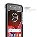 Moto Z2 Play Case Bumper - Mod Compatible (Does not Work with Other Models Moto Z2 Force, Moto Z, Z Force, and Z-Play 1st gen) Ademite (Black/Clear)
