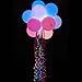 Party Bam LED Light Up mixed colors Balloons for Party Birthday Decoration - Safe for Kids - 5 pcs