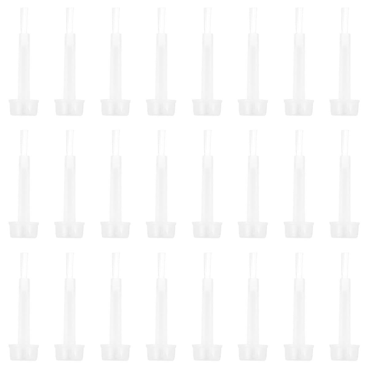 ZJIVQO 200PCS Nail Brush Replacement Nail Polish Replacement Brush with Cap Dip Activator Brush Dip Powder Replacement Liquid Brush Nail Cleaner for DIY Nail Art Home Salon