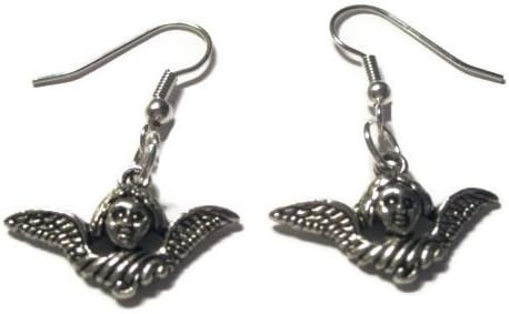Blues Skies PlusAngel Cherub Dangle Earrings