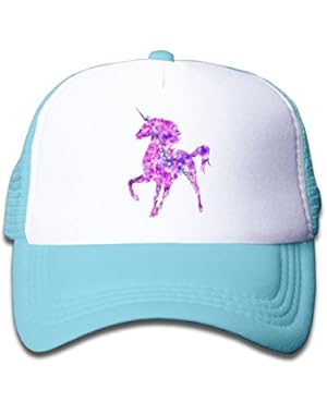 Classic Purple Unicorn Baseball Cap Adjustable Cotton Cap For Children