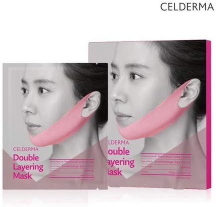 V LINE LIFTING DOUBLE LAYERING MASK - PINK (3PCS)