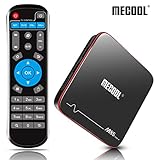 Android TV Box, MECOOL Android Box 2GB RAM + 16GB ROM Quad Core DDR3 Cortex-A53, Smart TV Box 3D 4K HDR Ultra HD Support HDMI/H.265/2.4G WiFi