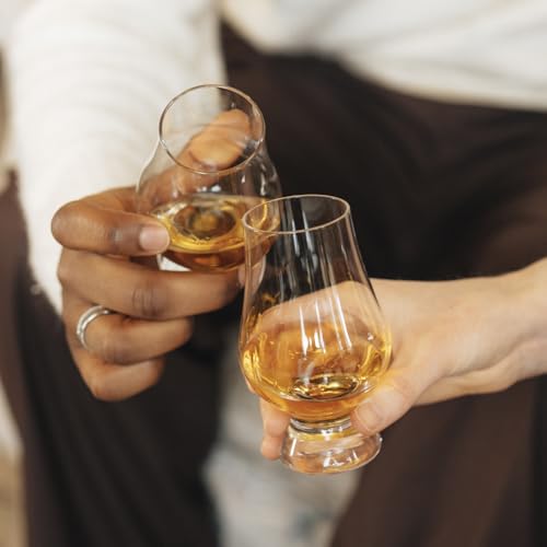 Glencairn Whisky Glasses Set of 2 in Gift Box – Premium Crystal Tasting Glassware for Scotch, Bourbon, Single Malt – Whisky Gift for Men, Dad– 200ml – Lead-Free