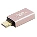 USB-C to USB 3.0 Adapter[3-PACK], CableCreation USB Type C (Male) to USB A (Female),Support OTG Function,USB 3.1 for Apple Macbook/Pro, ChromeBook Pixel, Nexus 5X/6P and More,Rose Gold Aluminum