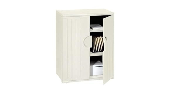 Amazon Com Iceberg Officeworks 2 Door Storage Cabinet Finish