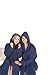 Alexander Del Rossa Womens Turkish Terry Cloth Robe, Thick Hooded Bathrobe, Large-XL Navy Blue (A0105WNBXL)