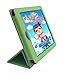 Insignia Flex 8-Inch Tablet (NS-14T002) Custom Fit Portfolio Leather Case Cover with Built In Stand- Green