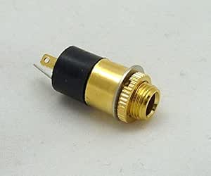 Amazon.com: 3.5mm 1/8" Mini Gold Plated Female Headphone Jack Plug