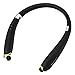 Toughsty Retractable Wireless Stereo Bluetooth Neckband Earbuds for Running Sports MP3 Music Player Earphone with FM Radio and Mic (MT-HSET011)