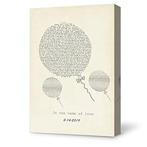 Canvas Wall Art for Living Room,Bedroom Home Artwork Paintings Love Poems Ready to Hang - 12x18 inches
