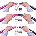 Anyasun Weighted Hula Hoop for Women Weight Loss Exercise Equipment, Burning Fat Calorie Removable Equipment for Fitness & Get Slim