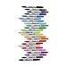 Sharpie Fine Point Permanent Marker 80's Glam , Pack of 24