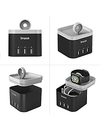 simpeak carga Dock para Apple Watch, Negro