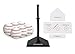 PowerNet T Ball Baseball Accessories for Coach, TBall Coaching Bundle, Tee Ball Set Includes 6 Soft Core Baseballs + Adjustable Batting Tee + 5 Throw Down Bases