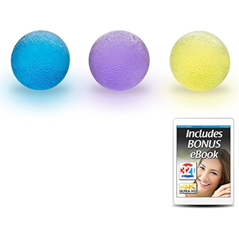 Hand Therapy Grip Balls Stress, Fidget Toys, Arthritis Relief Kids
