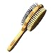 HaloVa Pet Comb, Professional Double Sided Pin & Bristle Bamboo Brush for Dogs & Cats, Grooming Comb Cleans Pets Shedding & Dirt for Short Medium or Long Hair