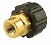 Erie Tools Brass Twist Coupler Adapter 1/4