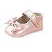 Weixinbuy Baby Girls PU Leather Princess Mary Jane Shoes Soft Sole Bowknot Shoes