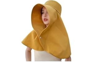 Sun Hat for Women with Full Protection and Cloth,Hat with Neck Cover, Flap Hiking Visor Hat Outdoor Summer Beach