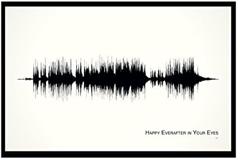 Happy Everafter in Your Eyes - 11x17 Framed Soundwave print