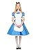 Fun Costumes Girl's Supreme Costume Alice in Wonderland Dress Costume - Medium - Blue