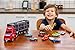 JOYIN Transport Car Carrier Toy Truck Includes 12 Die-cast Toy Cars, 10 Accessories; Truck Carrier Fits 12 Toy Car Slots, Great Car Toys for Kids Present