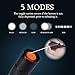 JIA LE Tactical Flashlight Super Bright Led T6 Cree Flashlights 1000 Lumens with 2 Rechargeable 18650 Lithium Ion Batteries and Charger Water Resistant, Ideal For Camping Emergency, 2 Piece