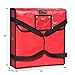 New Star Foodservice 50073 Insulated Pizza Delivery Bag, 18