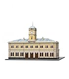 KERANOVA 356 Clever Paper Historic Buildings Nikolayevsky Railway Station 3D Puzzle, 1/87 Scale, Multi Colour