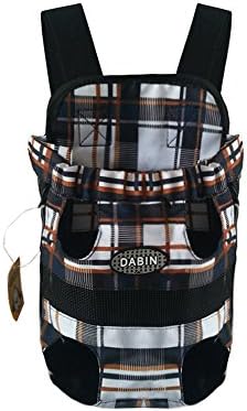 Pet Backpack, Adjustable Front Chest Cat Dog Carrier Travel Bag Free Your Hands, Pet Carrier Bag Legs Out, Fit for Traveling ,Hiking,Shopping(Large)