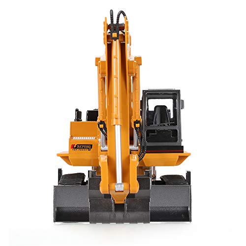 Goolsky 2.4GHz 11 Channel Crawler Full-Function RC Excavator, Radio Remote Control Construction Truck Heavy Machinery Toys