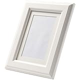 Ikea Virserum Photo Picture Frame White Wood Glass