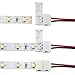 HitLights LED Light Strip Connector, 8mm Single Color 3528 - Six Foot Strip to Strip