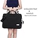 Laptop Bag, Becky 15.6 inch Laptop Briefcase, College Students Business Office Professional Computer Case for Men Women, Stylish Shoulder Messenger Bag for Notebook/Computer/Tablet/MacBook, Black