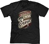 Blittzen Mens T-shirt Wishin I Was Fishin
