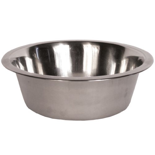 Stainless Steel Mirror 2 qt Pet Dish 6 Pack