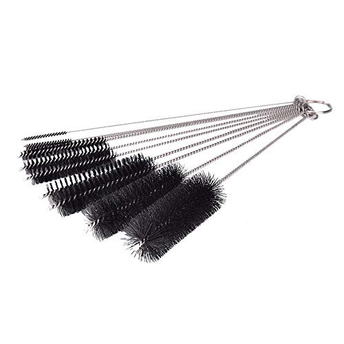 Baby Bottl - 10 Pcs Set Black Baby Bottle Cleaning Brushes Stainless Steel Teapot Nozzle Clean - Medical 250ml Thickeners Soap Syrup Replacements Bottle Bottles Shampoo Shape Wine Pumps