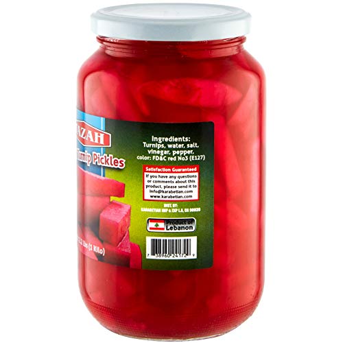 Tazah Sliced Turnip Pickles 2.2 Pounds - Thumbnail 2