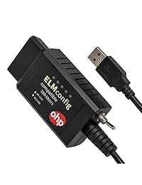 OHP Ford ELMconfig Dispositivo USB 500kbit s ELM327 con interfaz compatible con interruptor MS CAN para diagnóstico Forscan FoCCCus Mazda OBD2.