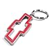 Chevrolet 3D Red Bowtie Logo Key Chain