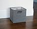 JJ Cole Heather Storage Box,11-Inch, Slate