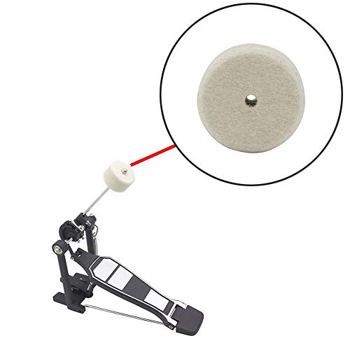 AppleLand Wool Felt Pad for Bass Drum Pedal Beater Percussion Instrument Accessories