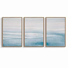 signwin 3 Piece Framed Canvas Wall Art Fog...