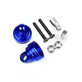 Atomik RC Alloy Ultra Shock Cap, Blue fits the Traxxas 1/10 Slash 4X4 and Other Traxxas Models - Replaces Traxxas Part 3767