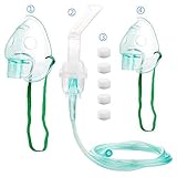 Compressor Full Mask Kit Cool Mist Inhaler Accessories Kit for Adults and Children