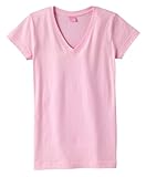 LAT - Junior Fit Fine Jersey V-Neck Longer Length T-Shirt - 3607